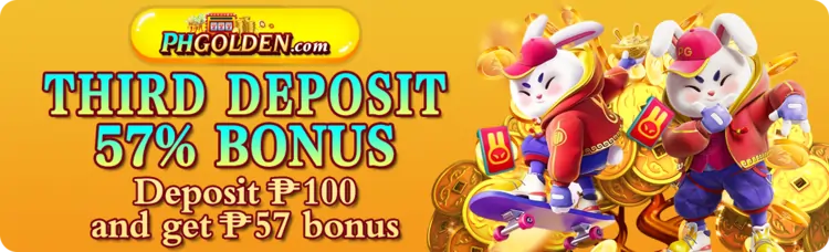 PHGOLDEN 3RD  DEPOSIT BONUS