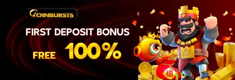 COINBURSTS 100% DEPOSIT BONUS