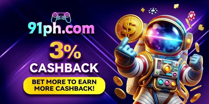 91PH 3% CASHBACK
