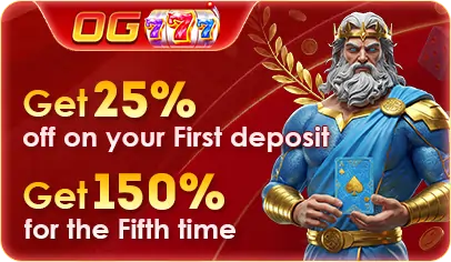 OG777 25% 1st deposit bonus