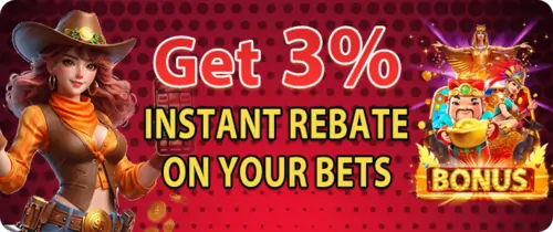 PINOYBET 3% CASH REBATES